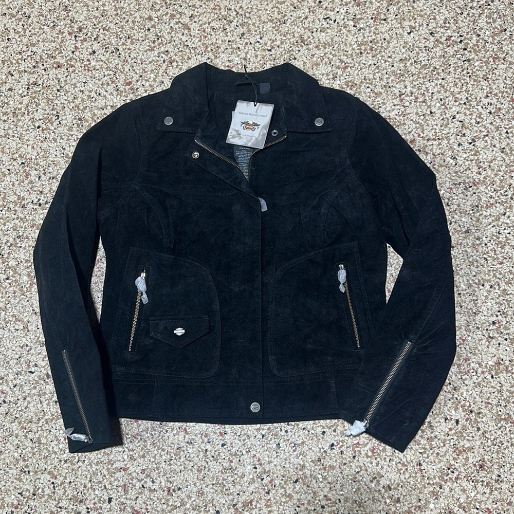 Women’s Suede Harley-Davidson Jacket. Size Medium
